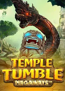 Tempio azteco con Megaways, cascata di simboli e moltiplicatori crescenti.
